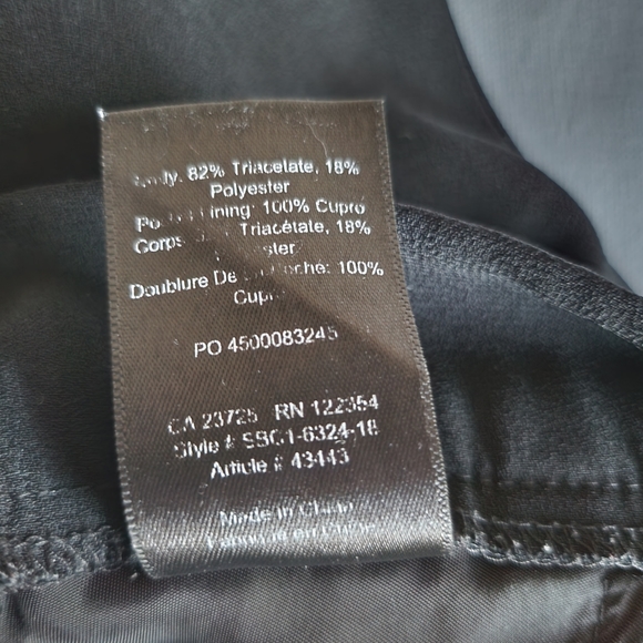 Aritzia Babaton Conan cropped pant, size 00, black, EUC - Picture 9 of 13